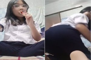 Sex nữ sinh dâm khoái lạc với con cu bạn học